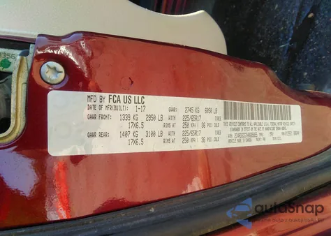 2017 Dodge Grand Caravan Sxt from USA, damaged, VIN 2C4RDGCG7HR685855